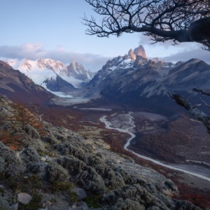 Lever de soleil sur les rois de la vallée